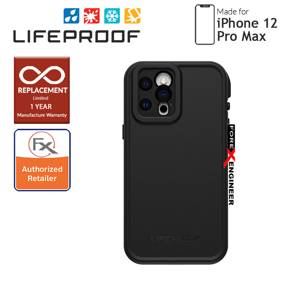 Lifeproof FRE Waterproof Case for iPhone 12 Pro Max 5G 6.7" - Black (Barcode: 840104216262)