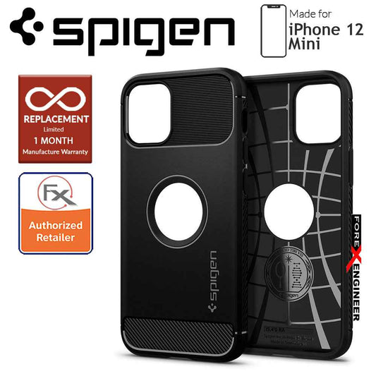 Spigen Rugged Armor for iPhone 12 Mini 5.4" - Matte Black