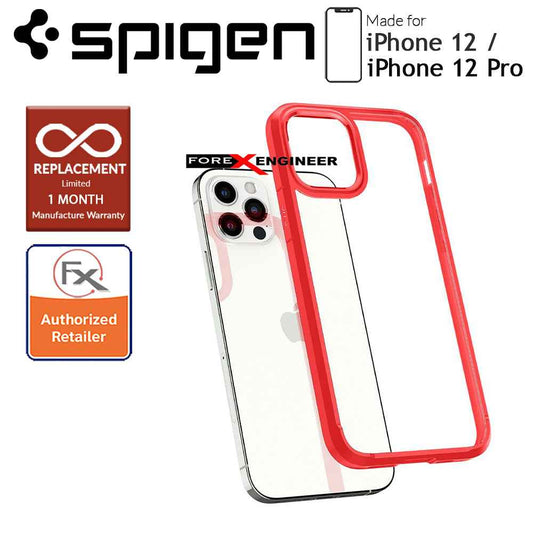 Spigen Ultra Hybrid for iPhone 12 - 12 Pro 5G 6.1" - Red (Barcode : 8809710756526)