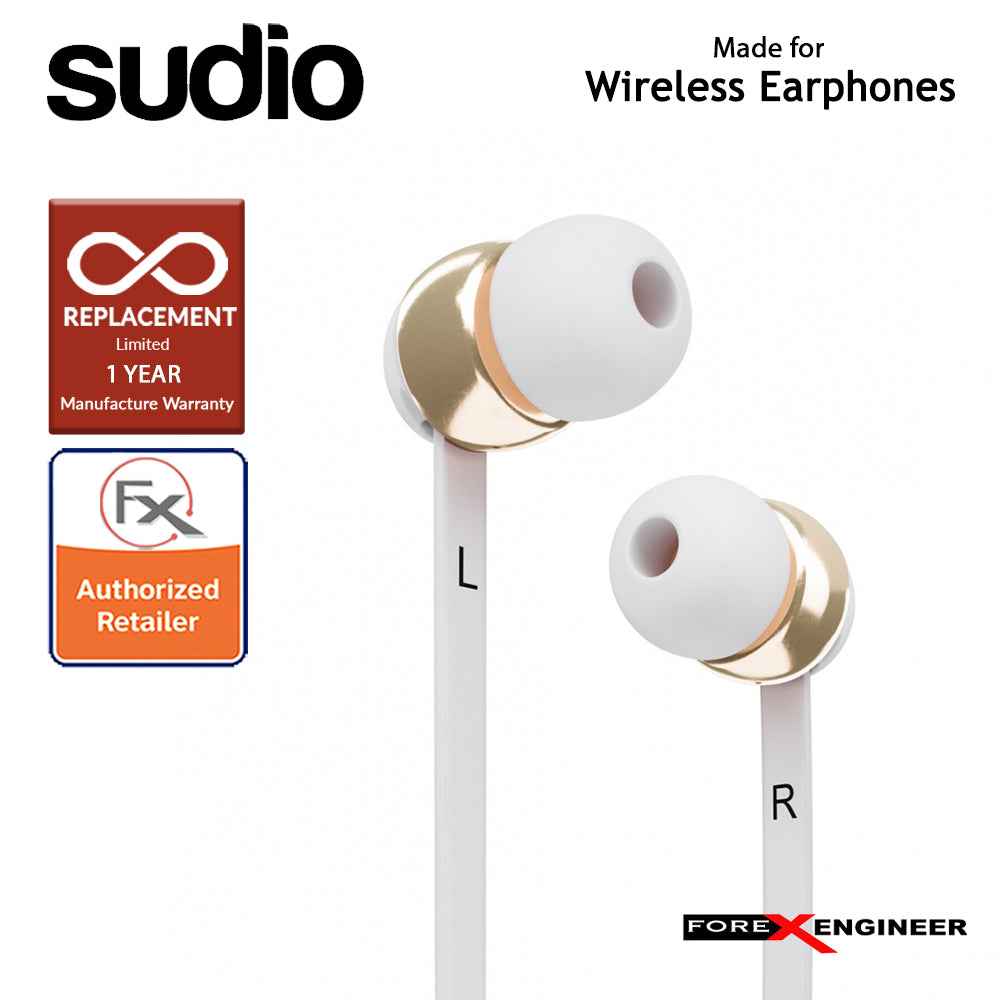 Sudio VASA BLÄ Bluetooth Earphones - White (Barcode : 7350071380512)