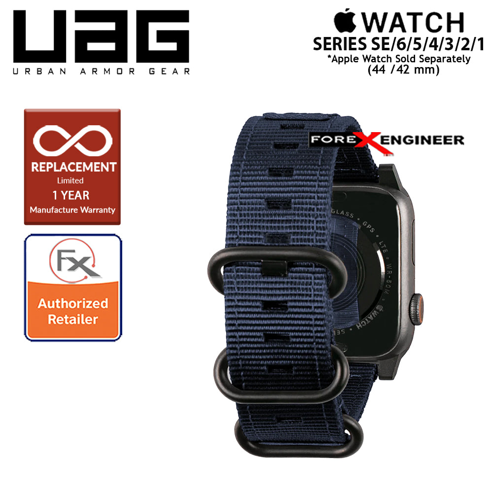 UAG Nato Strap for Apple Watch Series 7 - SE - 6 - 5 - 4 - 3 - 2 - 1 ( 45mm - 42mm - 44mm ) - Mallard (Barcode: 812451038187 )