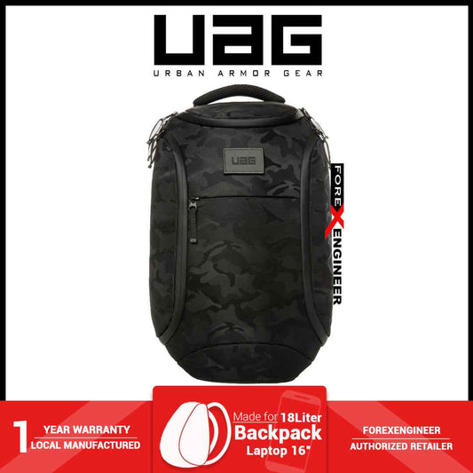UAG The Standard Issue 18 Liter backpack - Fit 16" Laptop and Weather resistant materials - Black Midnight Camo ( Barcode : 812451037784 )