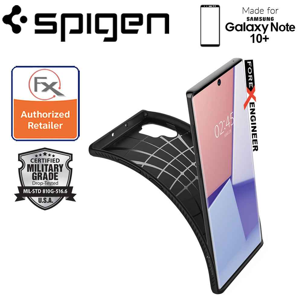 Spigen Liquid Air for Samsung Galaxy Note 10+ - Note 10 Plus - Matte Black - Forexengineer-malaysia
