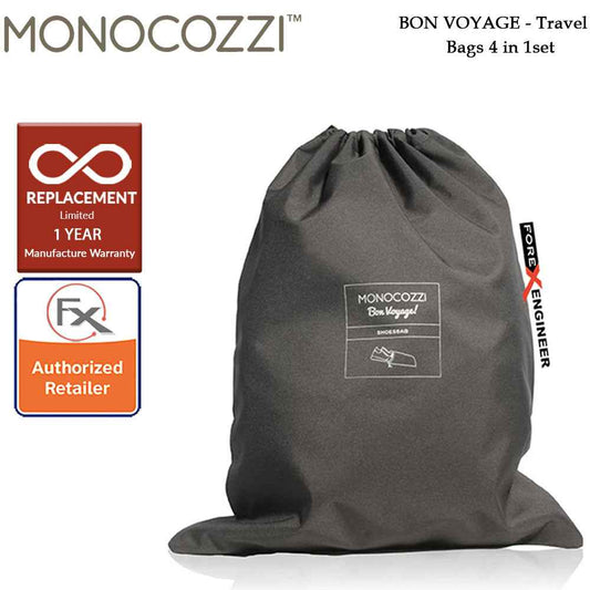 Monocozzi Bon Voyage Travel Bags 4 in 1 Set - Black color