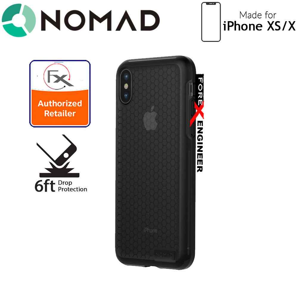 Nomad Hex Case for iPhone Xs - X - 2 Meters Mil-spec Drop Protection - Black - Forexengineer-malaysia