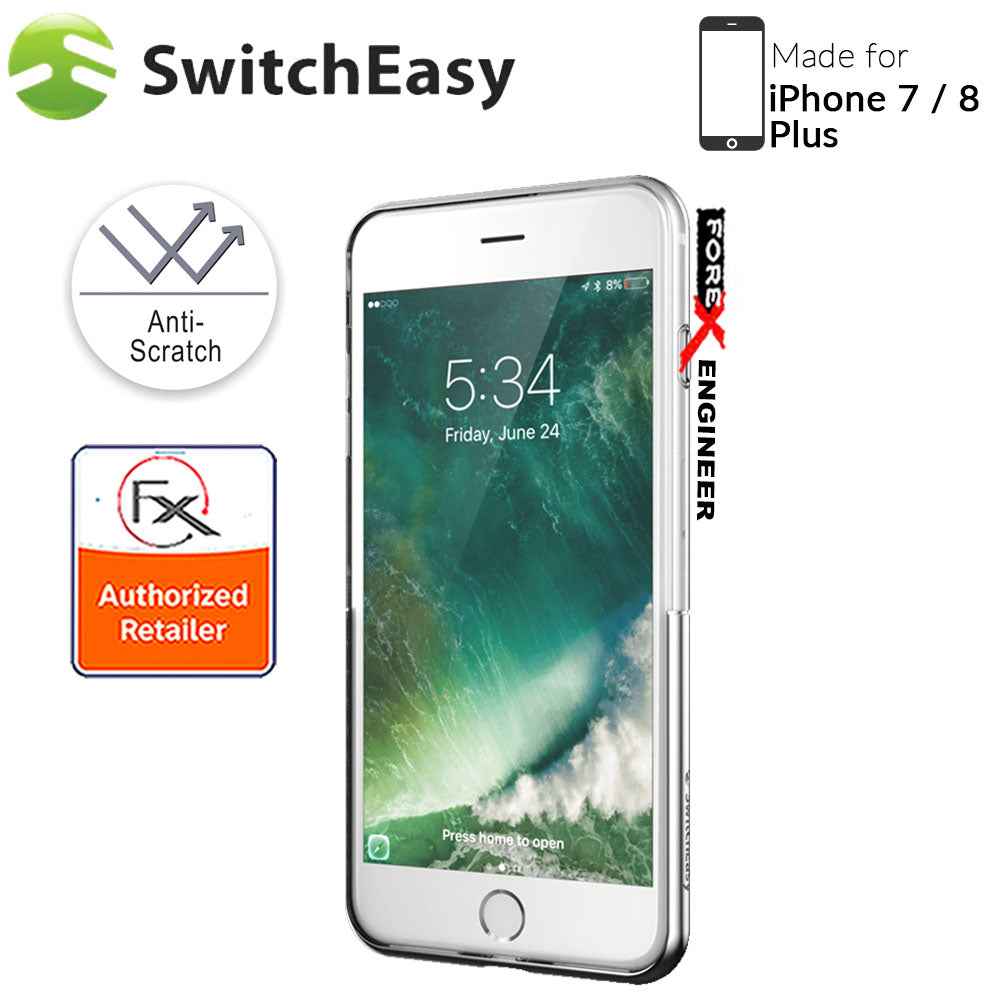 SwitchEasy Revive for iPhone 7 - 8 Plus - Luxe Diamond Cut Design - Space Grey - Forexengineer-malaysia