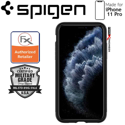 Spigen Slim Armor for iPhone 11 Pro (Black) - Forexengineer-malaysia