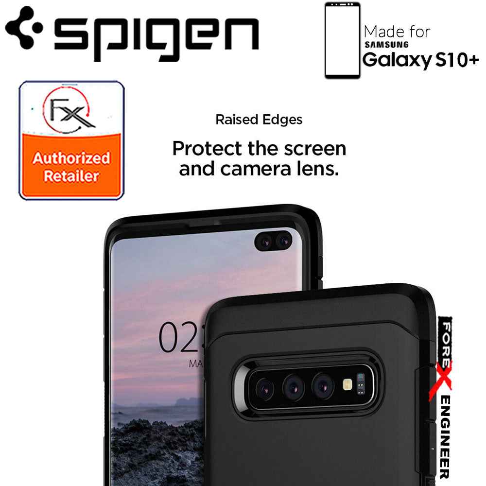 Spigen Tough Armor for Samsung Galaxy S10+ - S10 Plus - Black - Forexengineer-malaysia