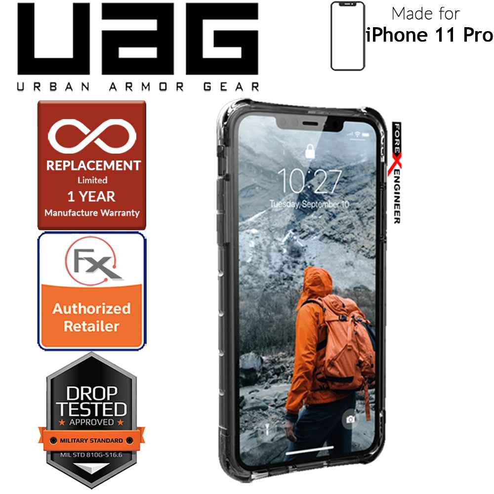 UAG Plyo for iPhone 11 Pro - Feather-Light Rugged & Military Drop Tested - Ash - Forexengineer-malaysia