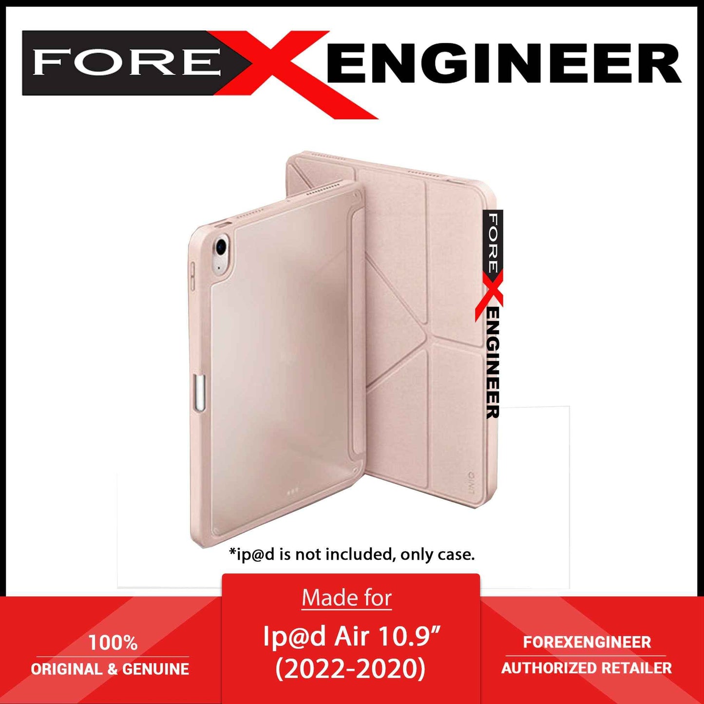 UNIQ Moven for iPad Air 10.9" - 10.9 inch ( 5th Gen 2022 - 4th Gen 2020 ) - Blush Pink