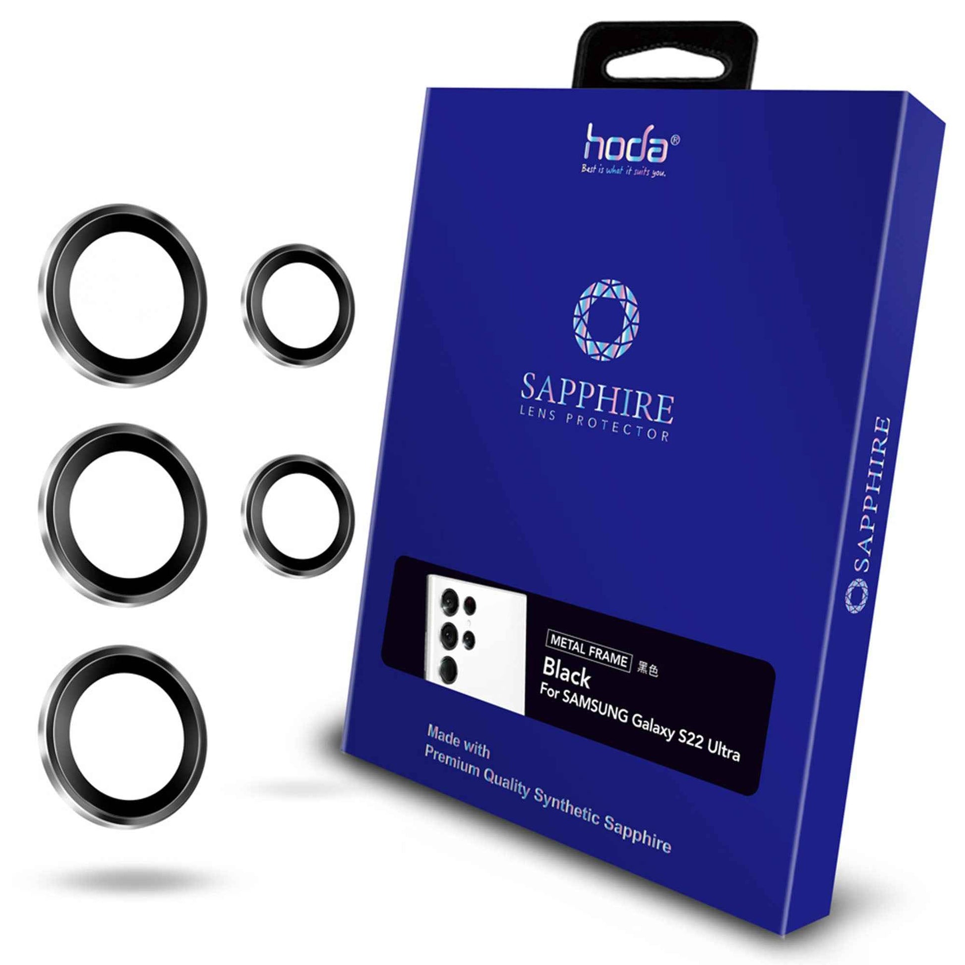 Hoda Sapphire Lens for Samsung Galaxy S22 Ultra - Black (Barcode: 4711103544143 )