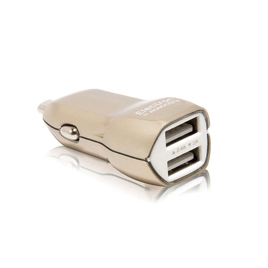 Monocozzi Automotive ORE 3.4A Dual USB Car Charger - Gold (Barcode: 4897021599974 ) - Forexengineer -Malaysia- 4897021599974