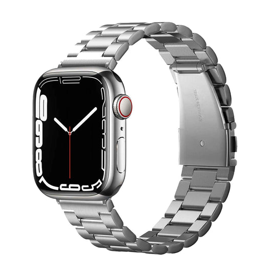 Spigen Modern Fit Watch Band for Apple Watch Series 7 - 6 - SE - 5 - 4 - 3 - 2 ( 45 - 44 - 42mm ) - Silver