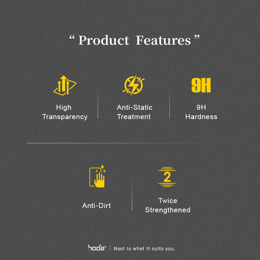 Hoda Tempered Glass for iPad Mini 7th Gen ( 2024 ) / iPad Mini 6th Gen ( 2021 ) - 0.33mm Screen Protector - Clear (Barcode: 4711103540831 )