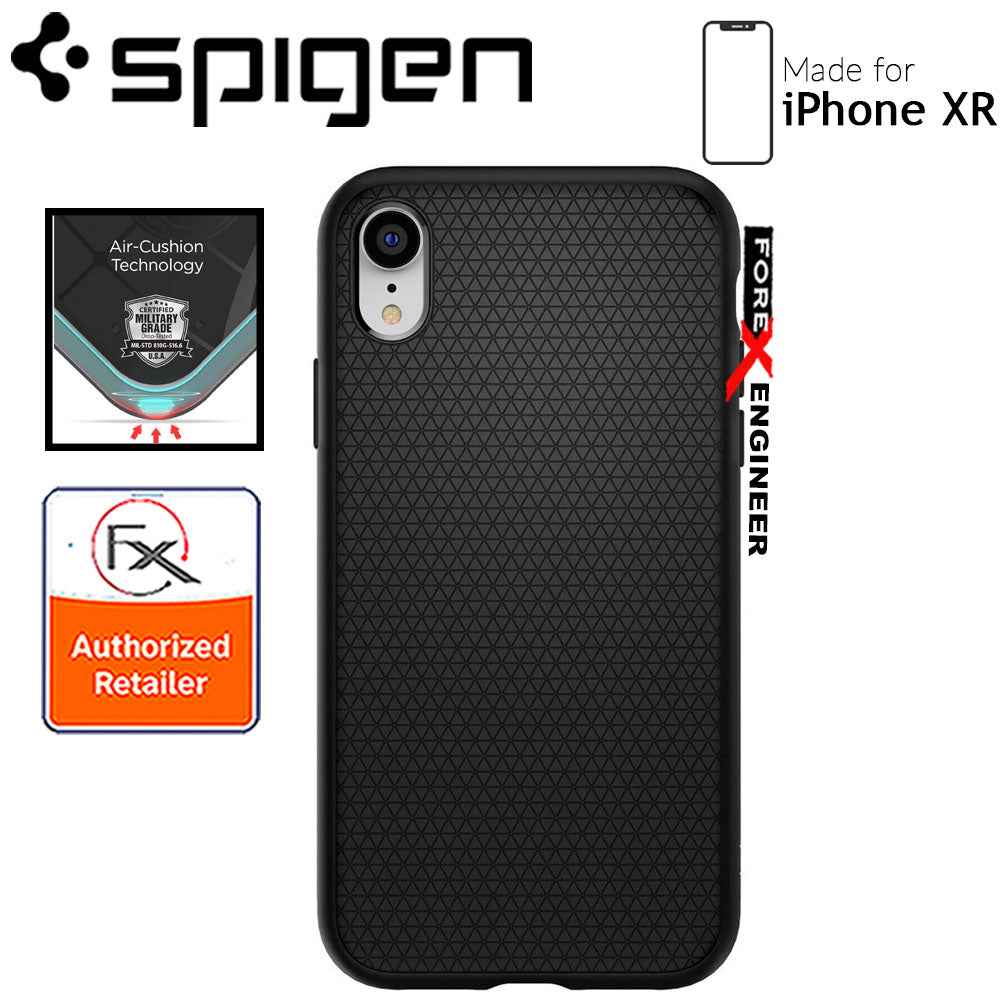 Spigen Liquid Air for iPhone XR - Matte Black - Forexengineer-malaysia