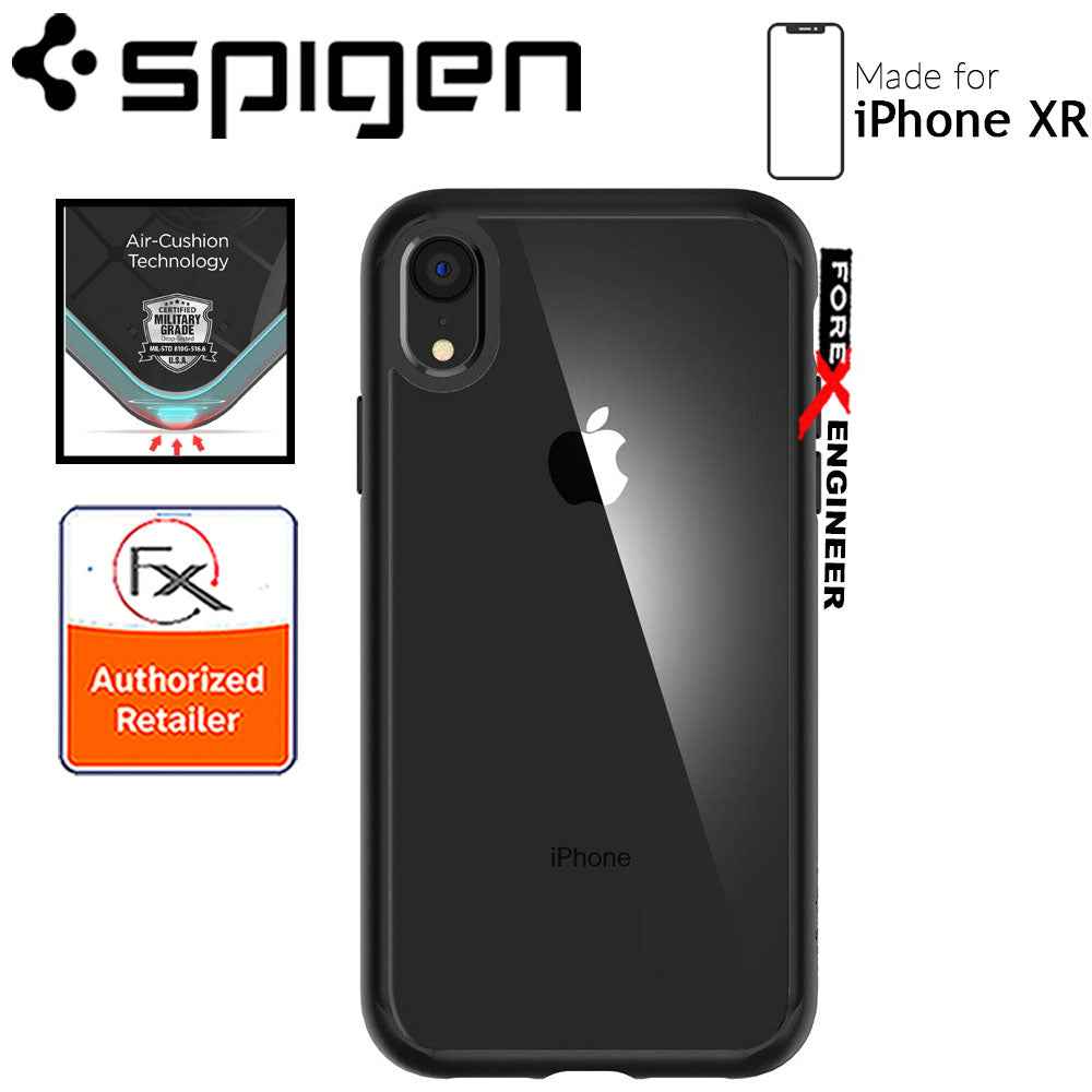 Spigen Ultra Hybrid for iPhone XR - Matte Black - Forexengineer-malaysia