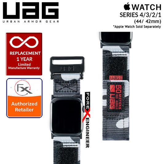 UAG Active Strap for Apple Watch Ultra 2/1 & all previous versions - High Strength Nylon Weave - Midnight Camo