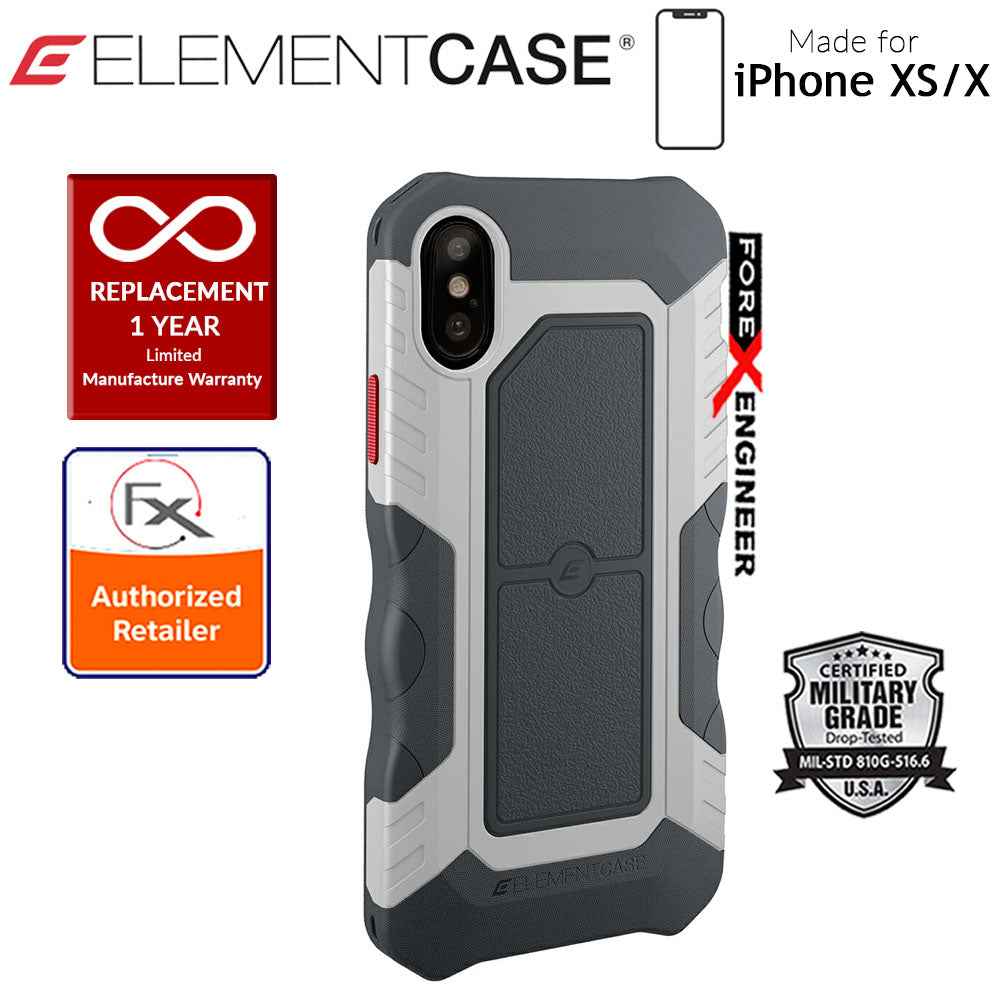 Element Case Recon for iPhone X - Xs - Military Grade Drop Proof Protection Case - White - Forexengineer-malaysia