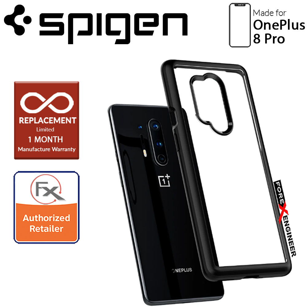 Spigen Ultra Hybrid for OnePlus 8 Pro ( Matte Black ) ( Barcode : 8809685626985 )