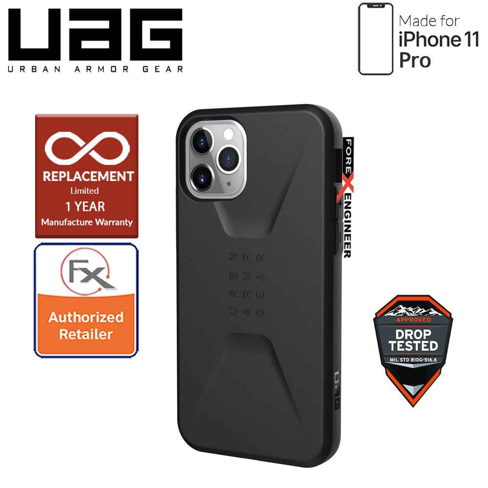 UAG Civilian for iPhone 11 Pro - Black