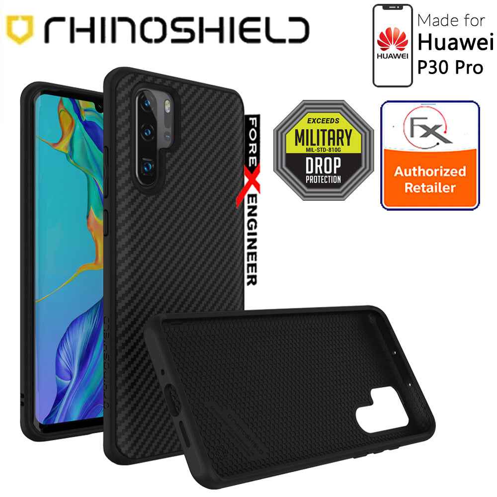 Rhinoshield SolidSuit for Huawei P30 Pro - 3.5 Meters Drop Protection - Carbon Fiber color - Forexengineer-malaysia