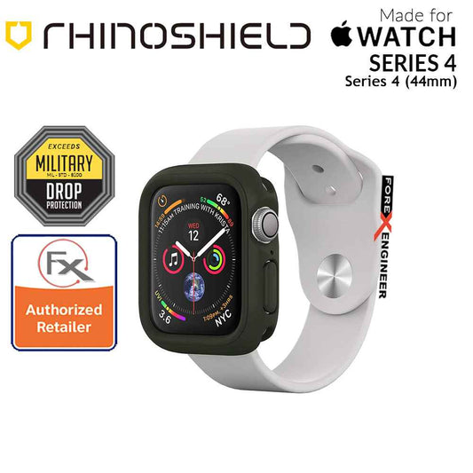 DE-RESERVE Rhinoshield CrashGuard NX for Apple Watch Series SE - 6 - 5 - 4 - 44mm - Camo Green - Forexengineer-malaysia
