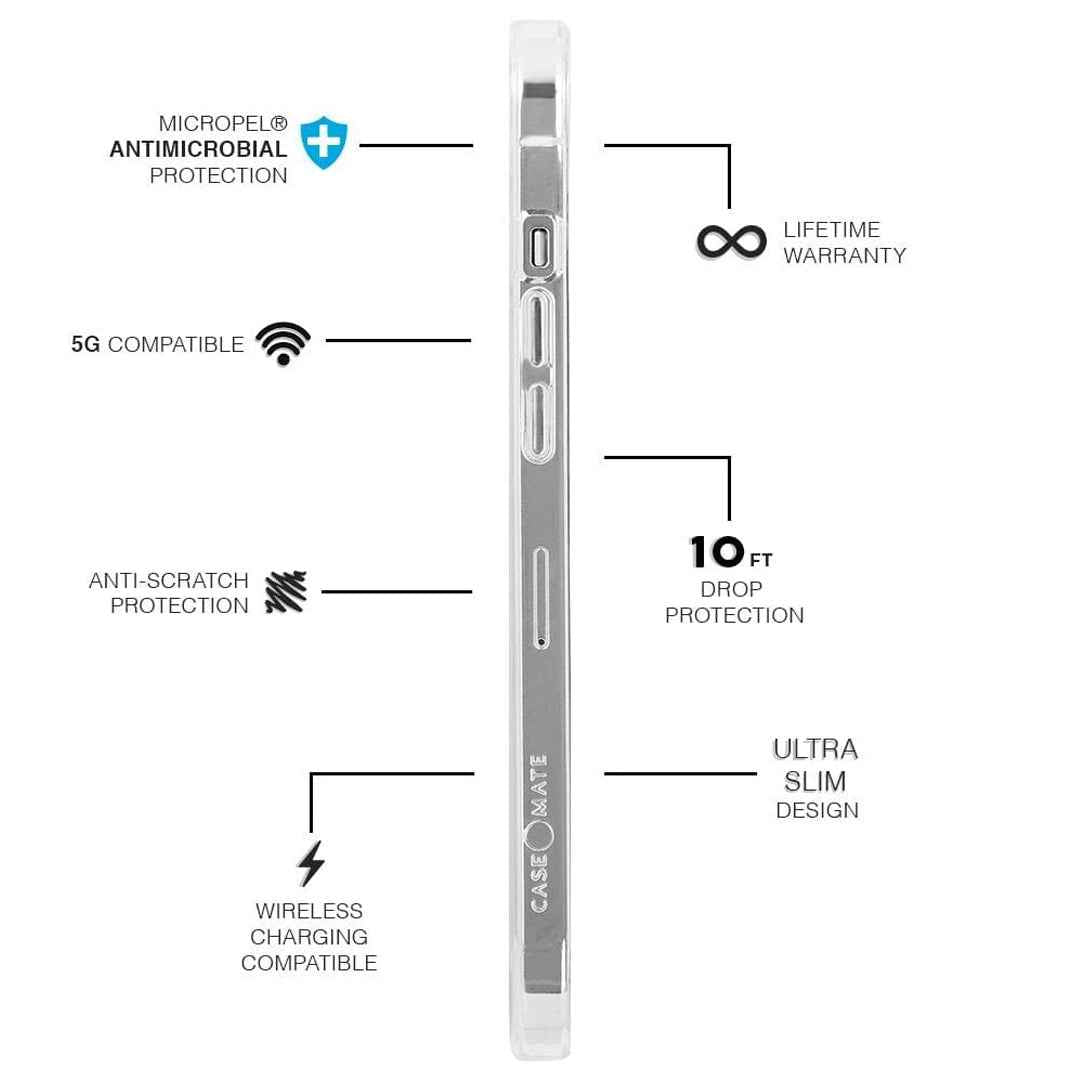 Case-Mate Soap Bubble for iPhone 13 Pro Max 6.7" 5G with Antimicrobial  - Iridescent (Barcode: 840171705980 )