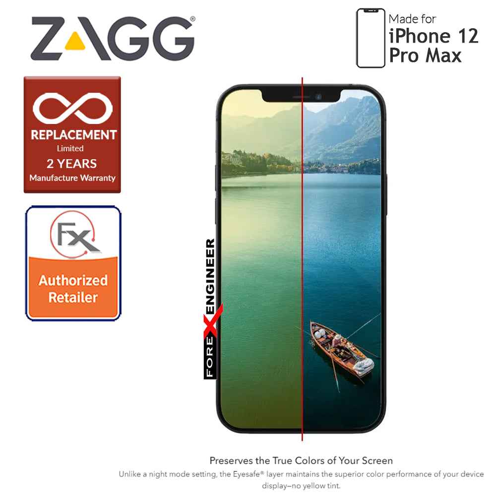 InvisibleShield Glass Elite VisionGuard+ for iPhone 12 Pro Max 5G 6.7" - Clear (Barcode: 840056131804)