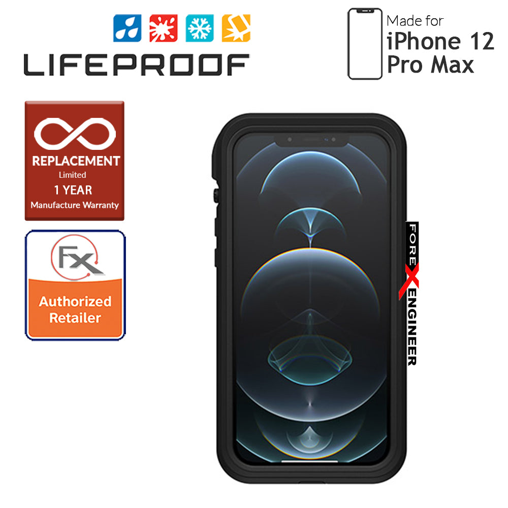 Lifeproof FRE Waterproof Case for iPhone 12 Pro Max 5G 6.7" - Black (Barcode: 840104216262)