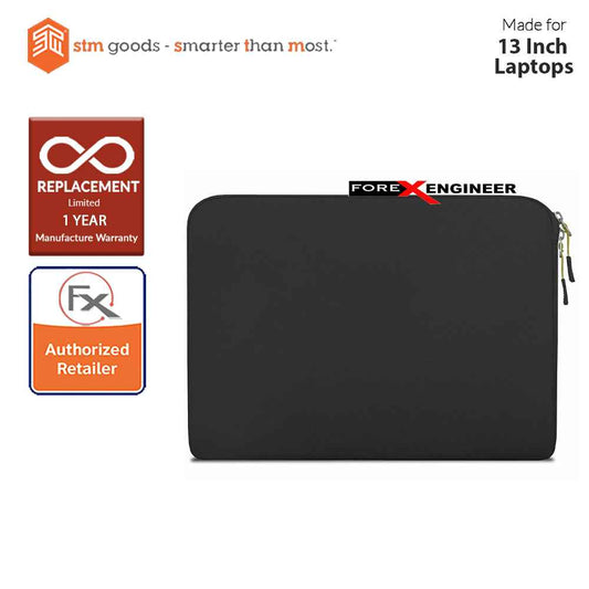 STM Summary Laptop Sleeve 13 inch - Black (Barcode : 640947795043)