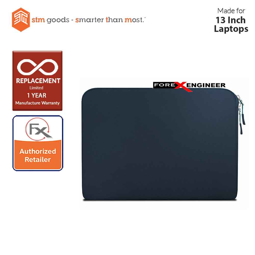 STM Summary Laptop Sleeve 13 inch - Dark Navy (Barcode : 640947795050)