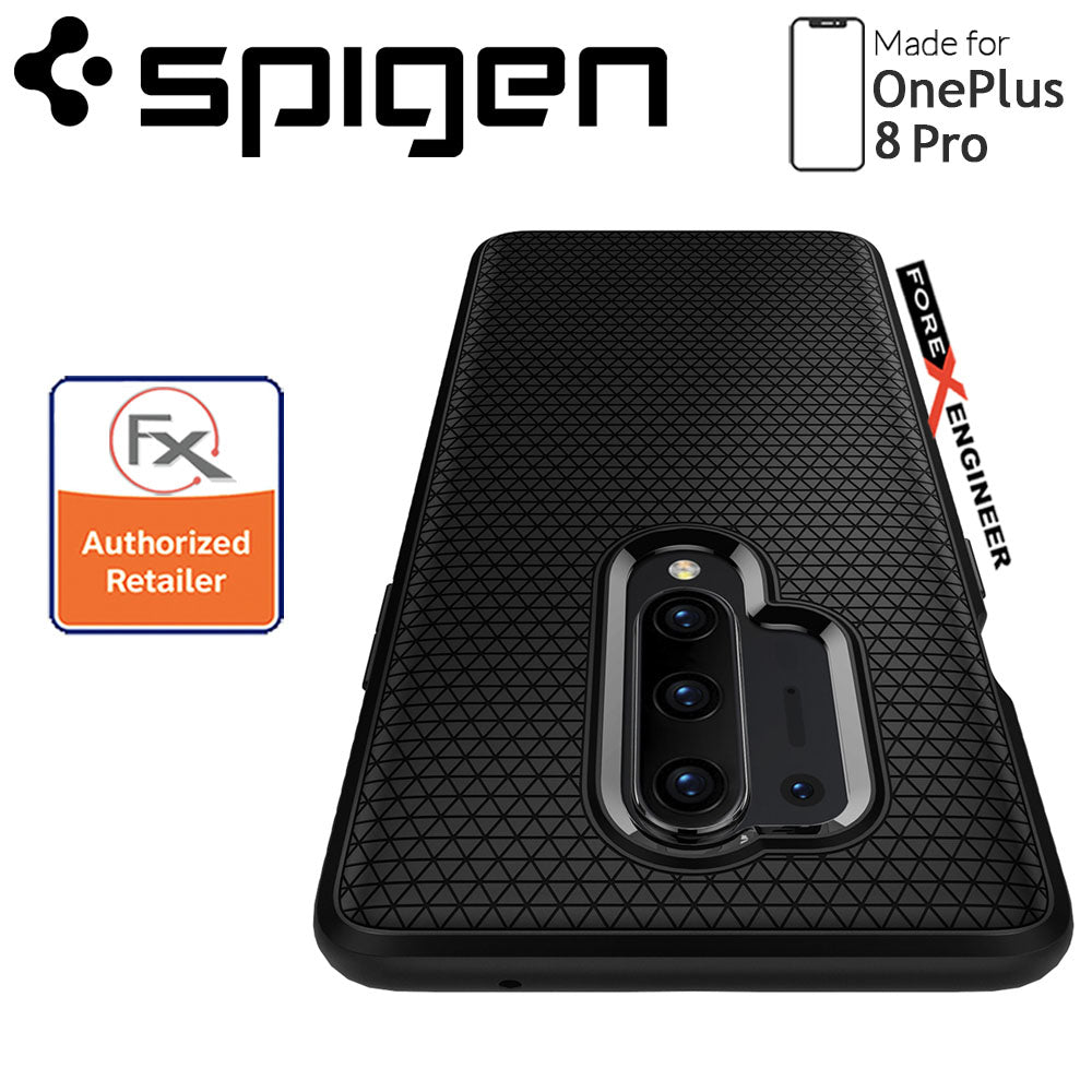 Spigen Liquid Air for OnePlus 8 Pro - Black Color ( Barcode : 8809685626961 )