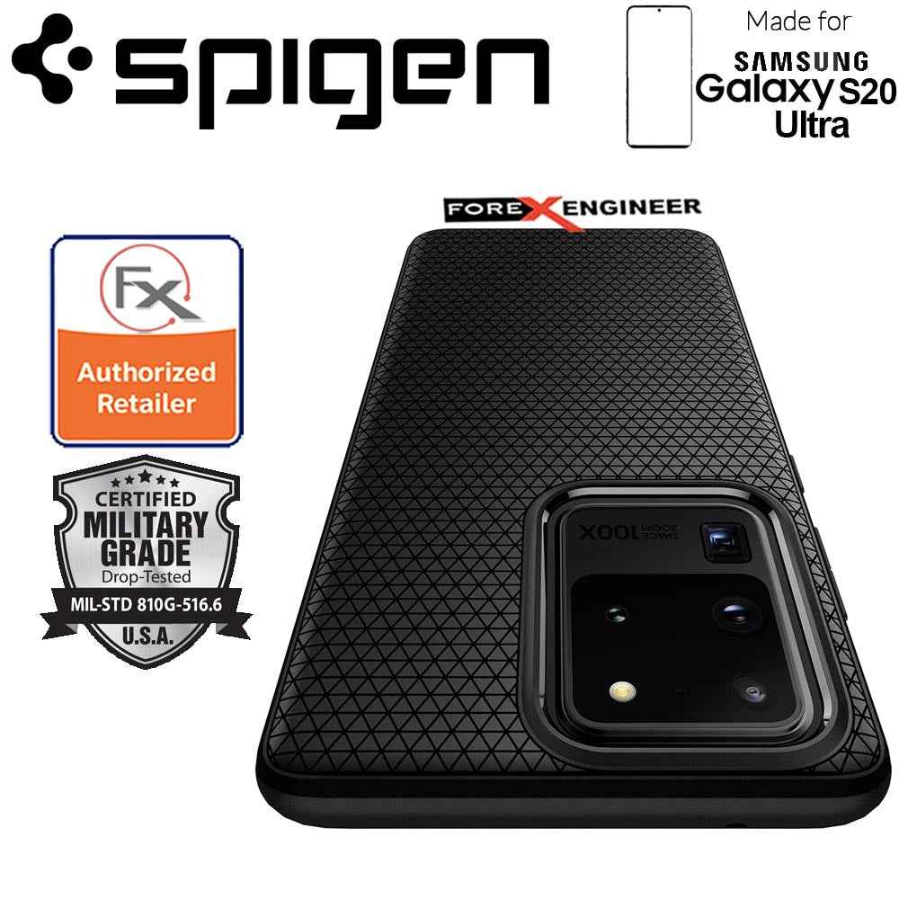 Spigen Liquid Air for Samsung Galaxy S20 Ultra 6.9" - Matte Black Color