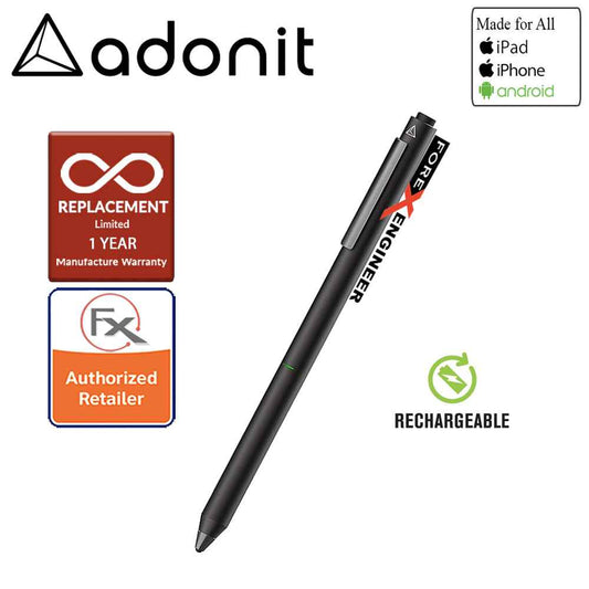 Adonit Dash 3 Fine Point Stylus for all iPad, iPhone, and Android - Black - Forexengineer-malaysia