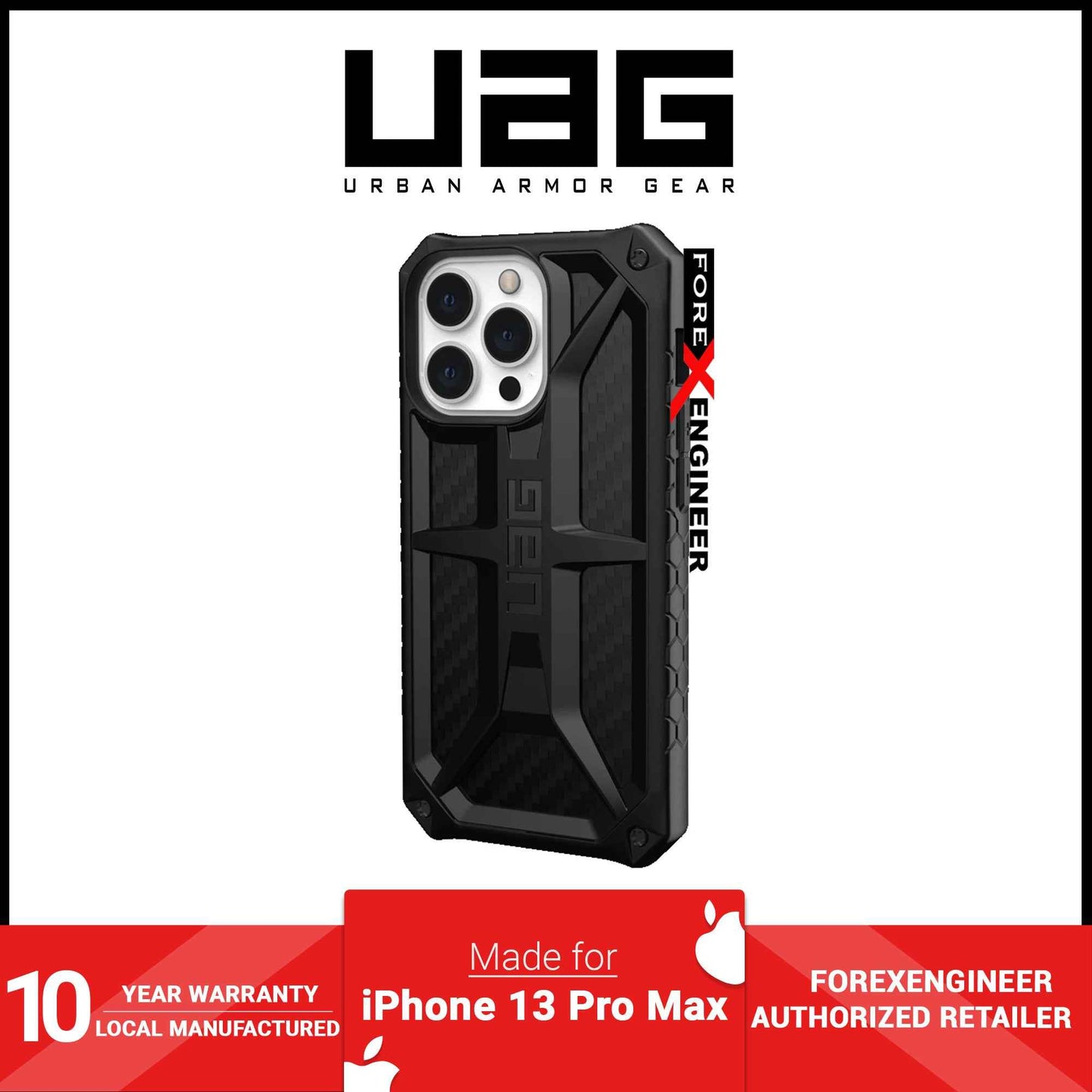 UAG Monarch for iPhone 13 Pro Max 5G 6.7" - Carbon Fibre (Barcode: 810070363765 )