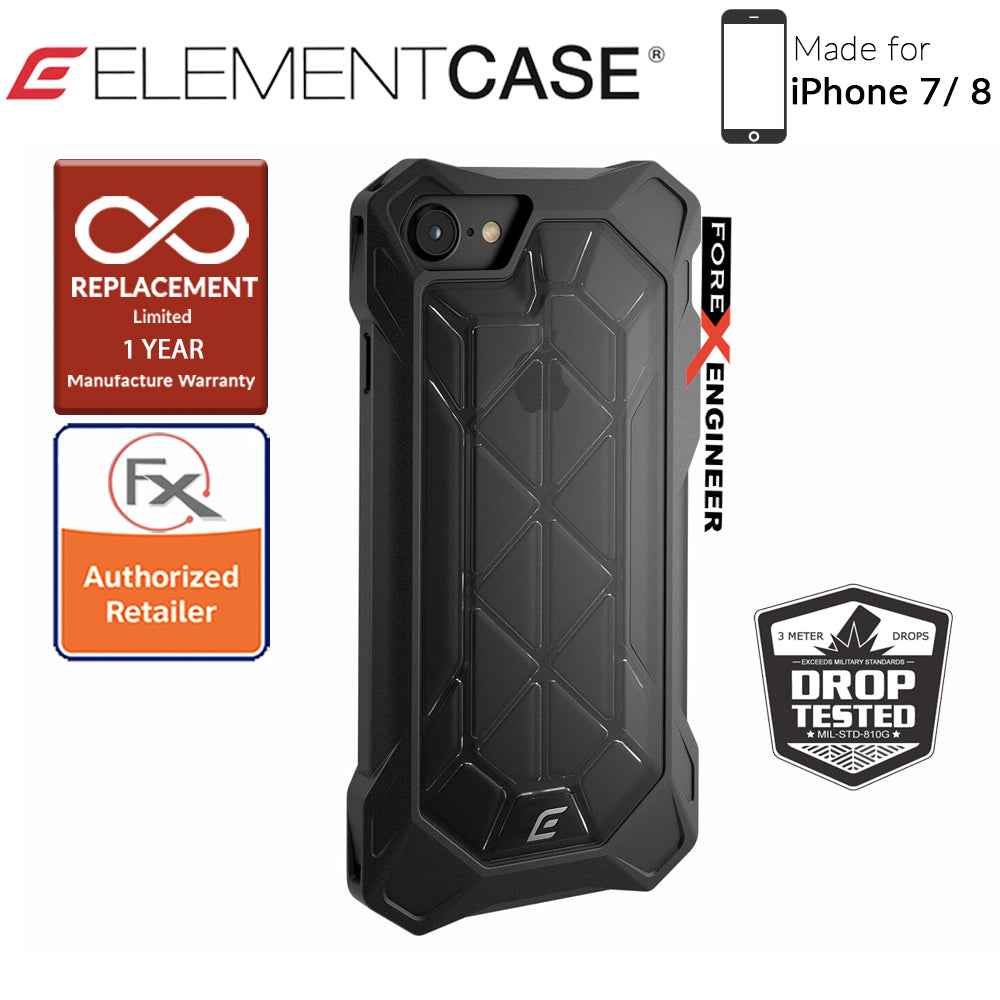 Element Case - Rev (7-8) - Black (Compatible with iPhone SE 2nd Gen 2020) (640947793100) - Forexengineer-malaysia