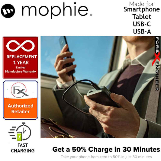 Mophie Powerstation PD XL 10,050mAh - PD 18W Fast Charge Up to 2.5 Times Faster Than a Standard Charger - Forexengineer-malaysia