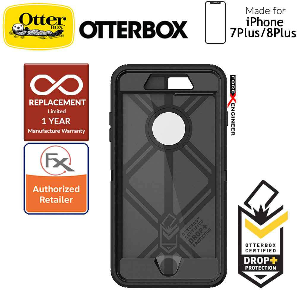 OtterBox Defender Series for iPhone 7 Plus - 8 Plus - Black - Forexengineer-malaysia