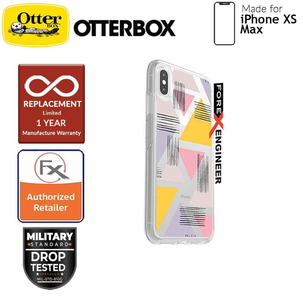 Otterbox Symmetry Clear Graphic for iPhone Xs Max - Love Triangle - Forexengineer-malaysia