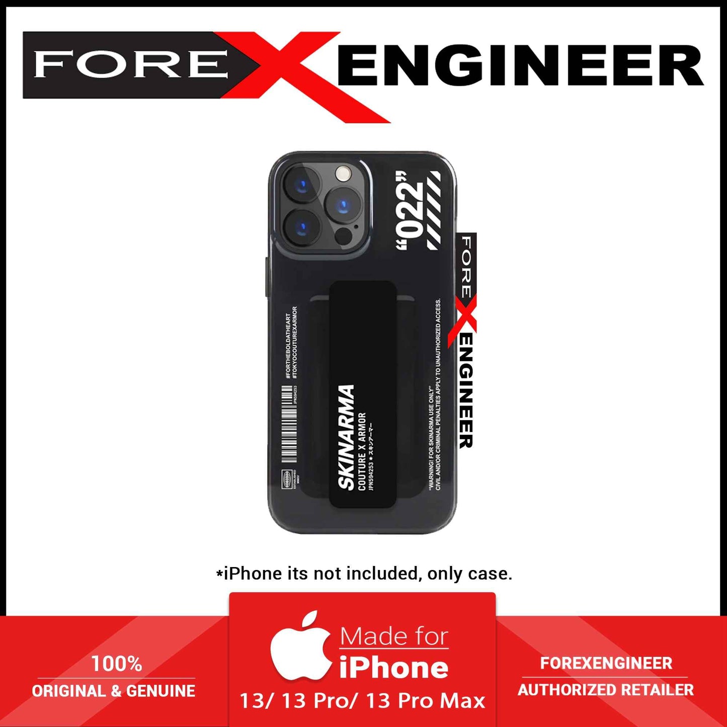 SKINARMA Kaze Case for iPhone 13 Pro 6.1" 5G - Black (Barcode: 6972926575037 )