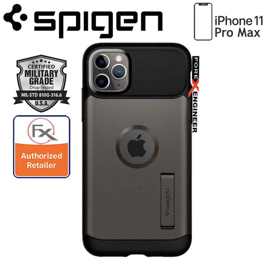 Spigen Slim Armor for iPhone 11 Pro Max (Gunmetal) - Forexengineer-malaysia