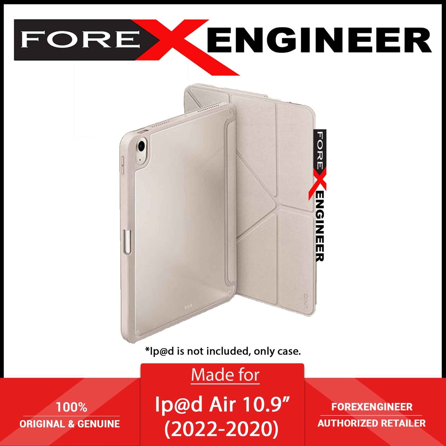 UNIQ Moven for iPad Air 10.9" - 10.9 inch ( 5th Gen 2022 - 4th Gen 2020 ) - Beige Ivory (Barcode: 8886463680575 )