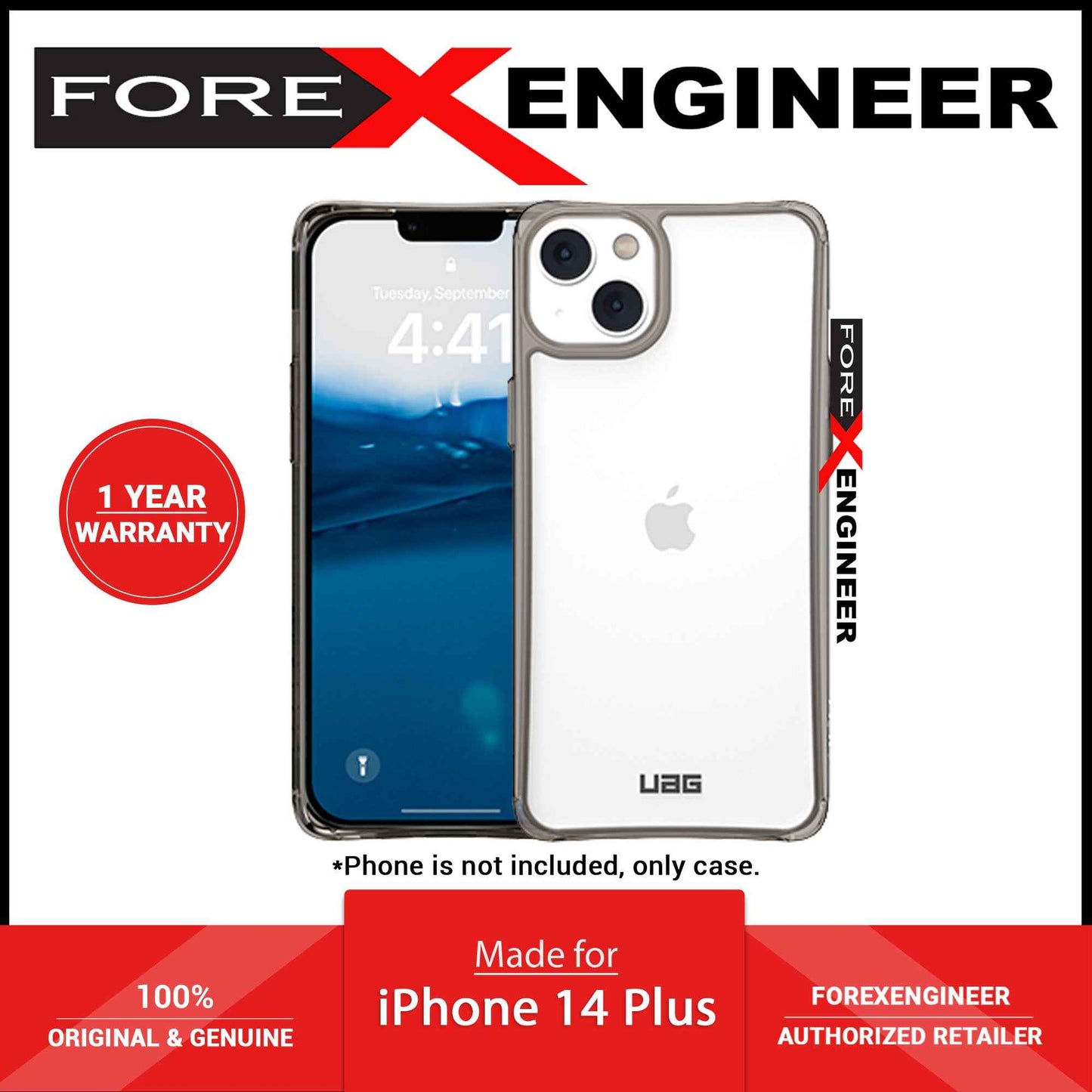 UAG Plyo for iPhone 14 Plus - Ash