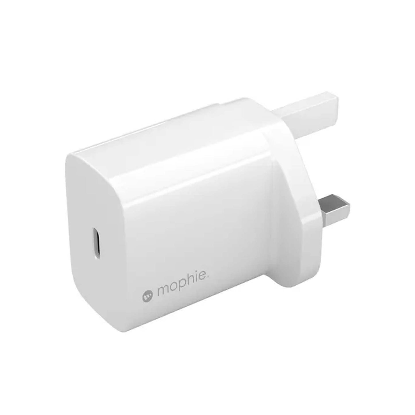 Mophie Wall Adapter USB-C 30W GaN - High speed USB-C PD GaN 30W Fast Charge - White-(Barcode: 840056151543 ) - Forexengineer -Malaysia- 840056151543