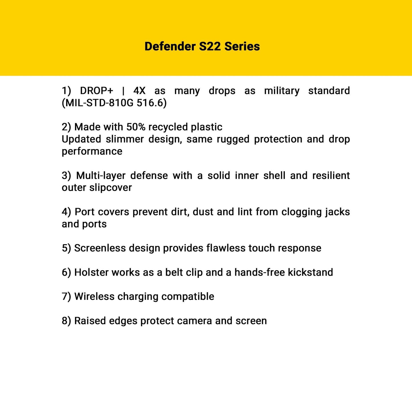 Otterbox Defender Series Case for Samsung Galaxy S22 Ultra - Fort Blue (Barcode: 840104295236 )