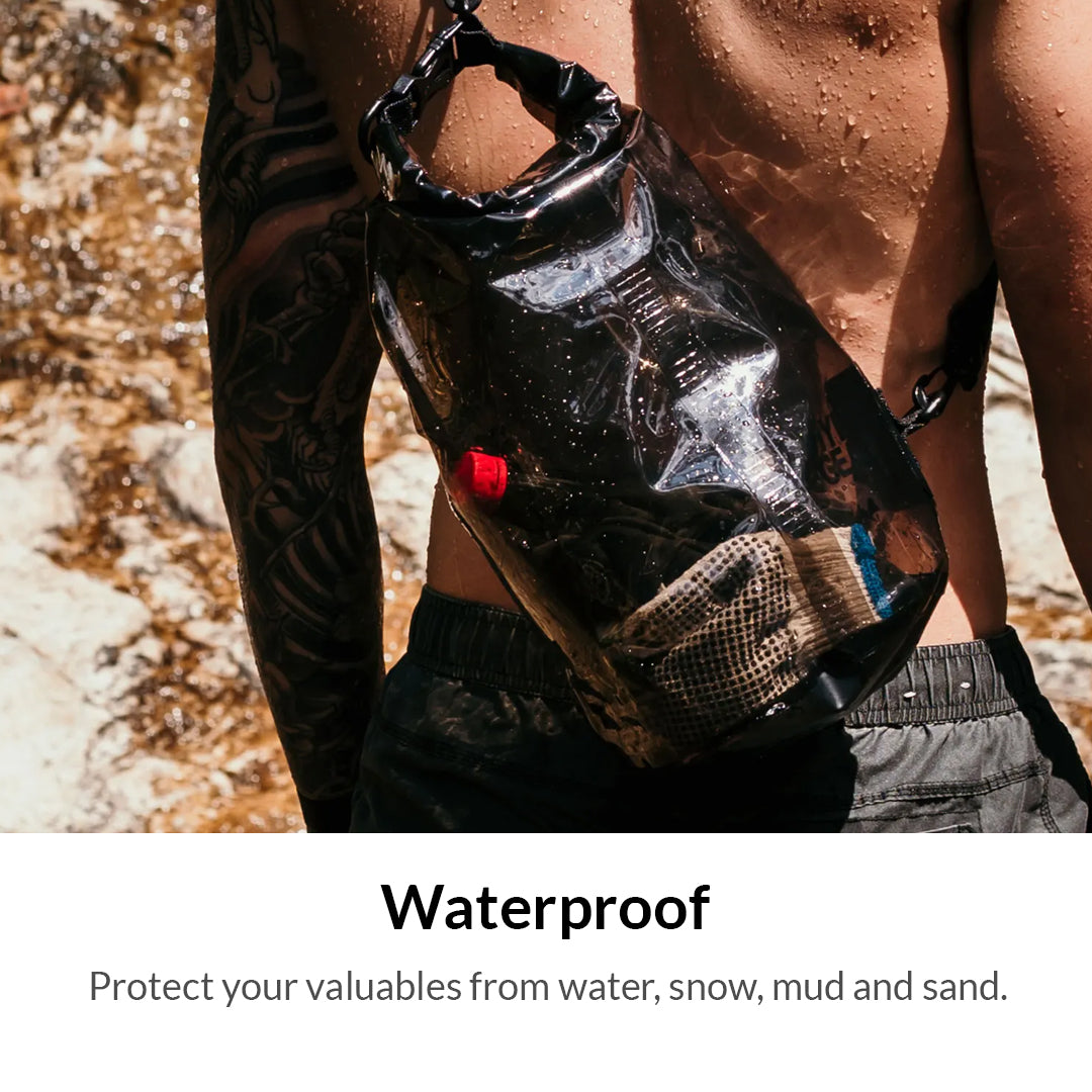 HyperGear 10L Dry Bag - Smokey Black ( 2pcs ) + FREE ( 1pcs ) Dry Bag Q2L ( Barcode: 301150 + 30111 )