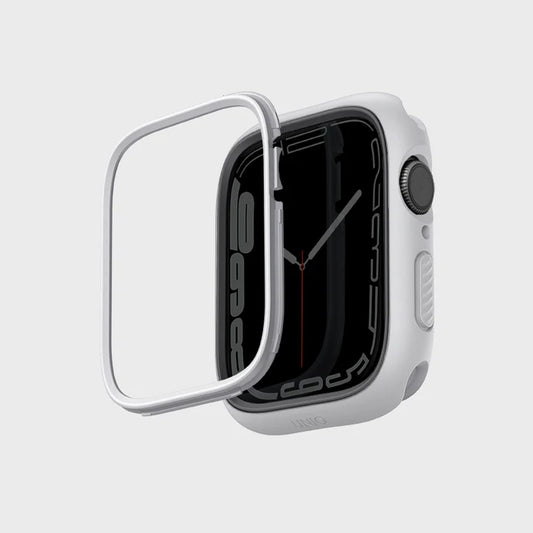 Uniq Moduo Case for Apple Watch ( 45mm - 44mm ) Series 8 - SE2 - 7 - 6 - SE - 5 - 4 - Chalk (Chalk-Stone Grey) (Barcode: 8886463680995 ) - Forexengineer -Malaysia- 8886463680995