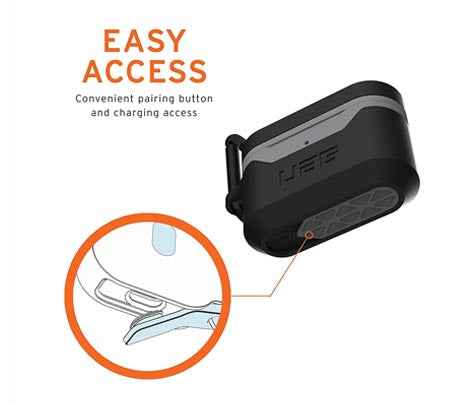 UAG Hardcase Case V2 for Airpods Gen 2/1- Black - Grey