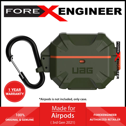 UAG Pathfinder for Airpods Gen 3 - 3rd Gen 2021 - Water Resistant Case - Olive-Orange (Barcode: 840283900075 )