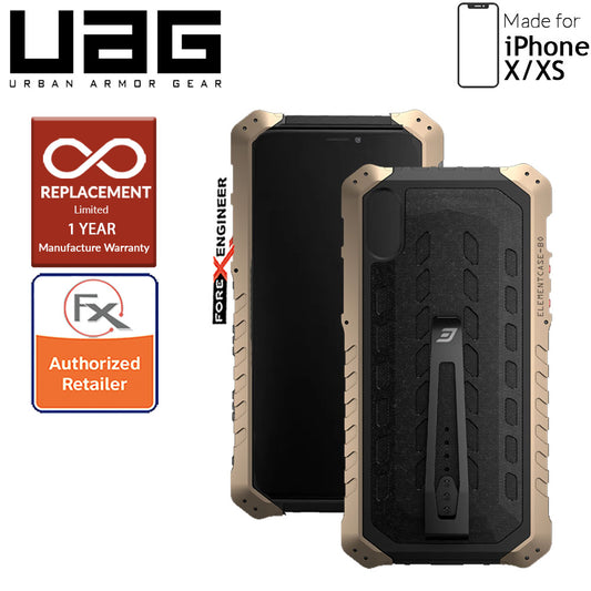[RACKV2_CLEARANCE] Element Case - Black Ops for iPhone X - Xs - Desert Brown Color ( Barcode: 640947795661 )